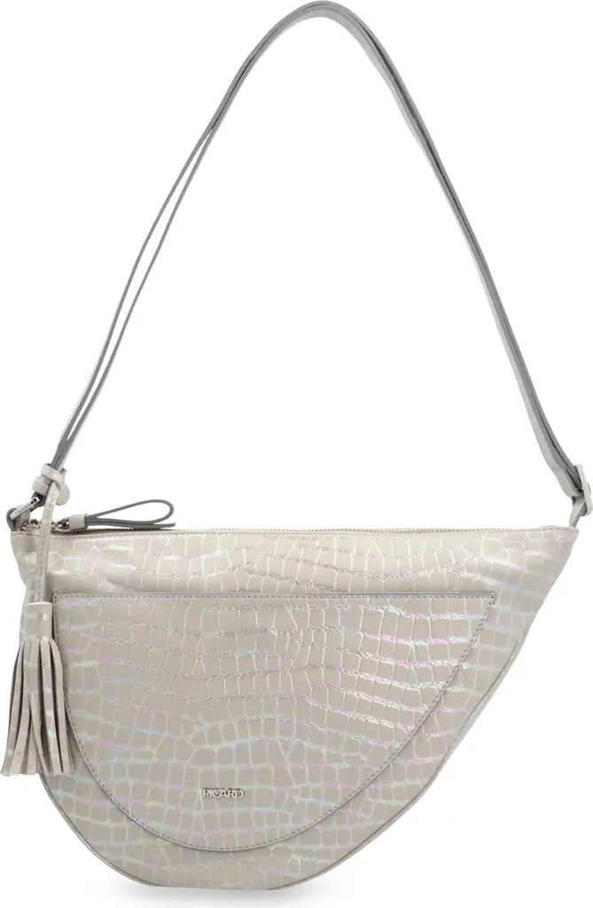 Sac Bandoulière Femme en Cuir Gris Shark PICARD Mermaid pour le Quotidien - 6
