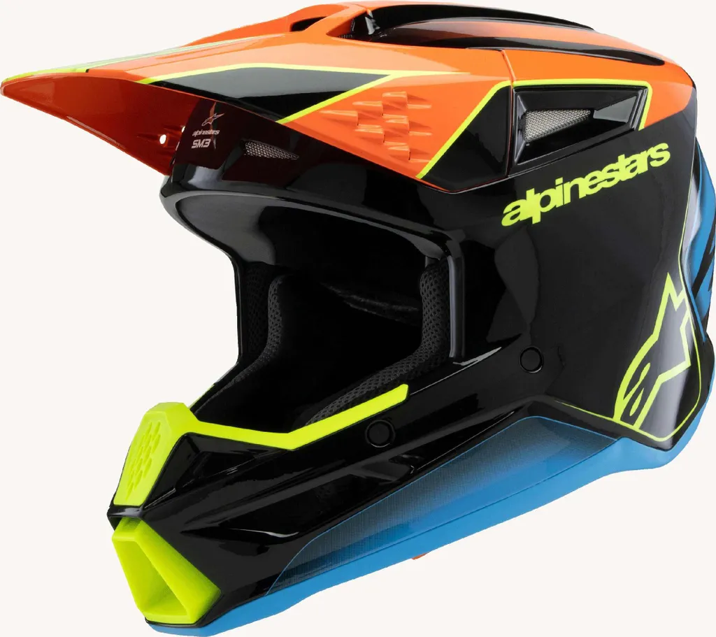 Casque cross enfant Alpinestars SM3 Fray pour moto et quad tout-terrain