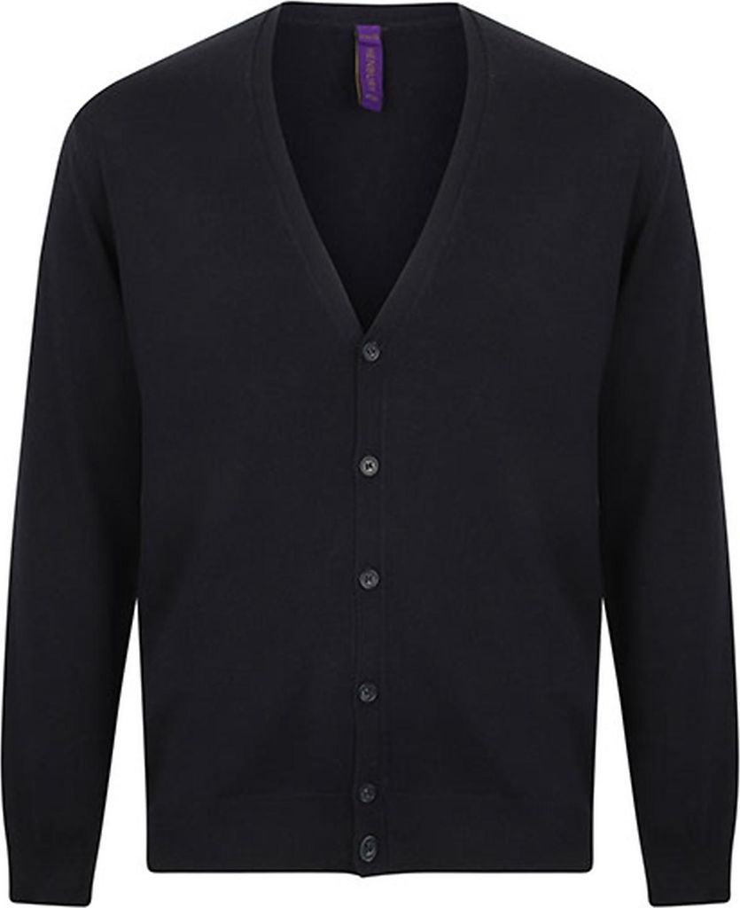 Henbury H722 | Cardigan da uomo con bottoni a V - Colore: Immagine del prodotto 
