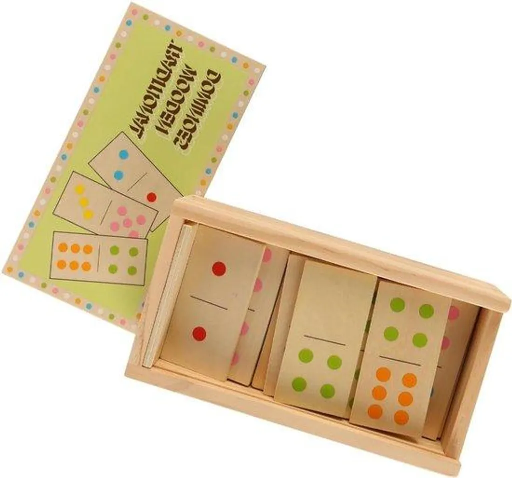 Dominos en Bois pour Enfant : Apprendre les Chiffres en s'Amusant