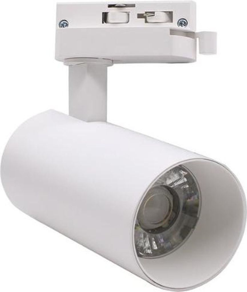 Einphasiger CCT 20W 60° LED-Schienenstrahler Weiß - 3000K/4000K/6500K
