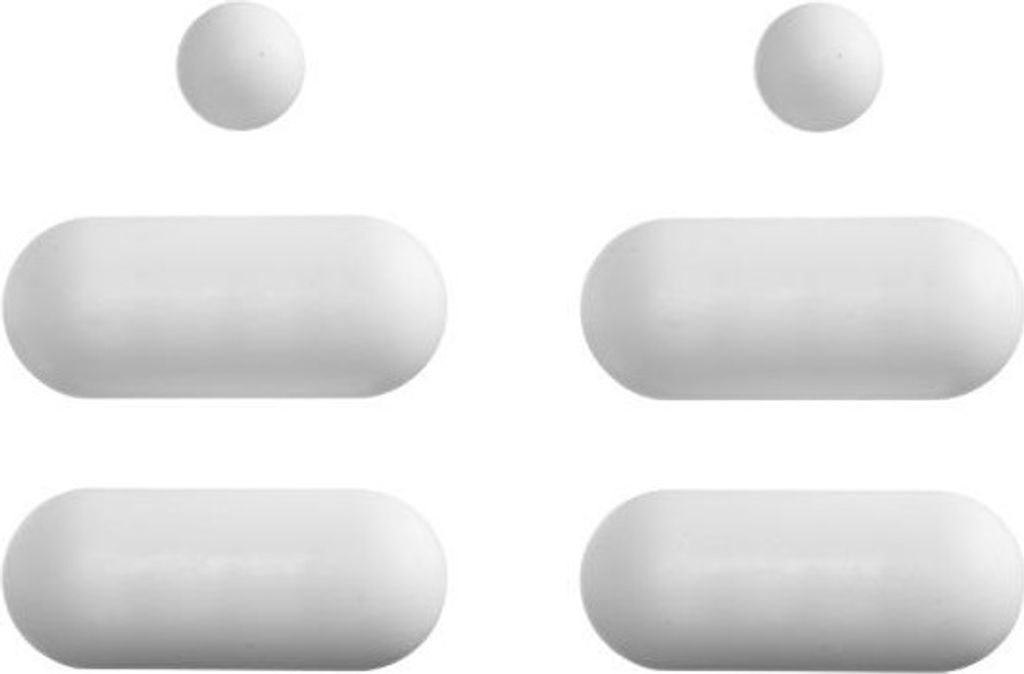 DURAVIT 1001420000 Jeu de tampons pour siège de WC 1930 Image du produit 