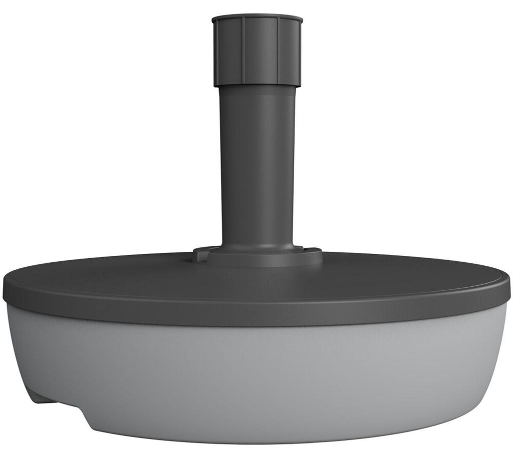 Pied De Parasol Rond 20l à Remplir Gris Béton - Eda Image du produit 