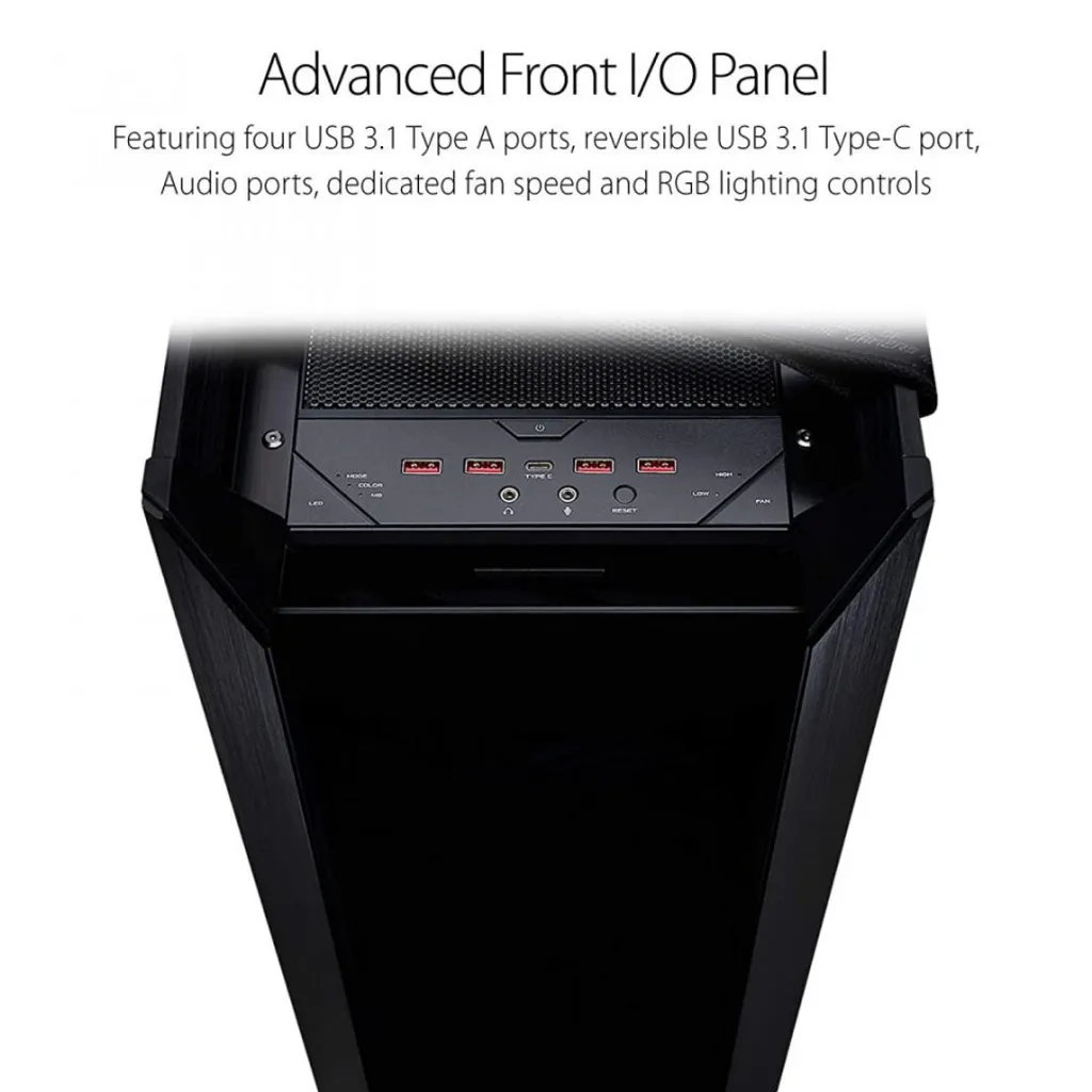 Boîtier PC ASUS ROG Strix Helios noir châssis E-ATX verre trempé - 12