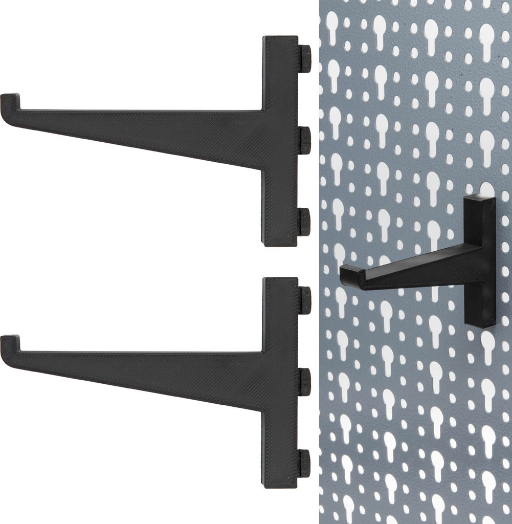 2x Haken für Küpper Lochwand Werkzeugwand Halter Universal Halterung Werkzeughalter