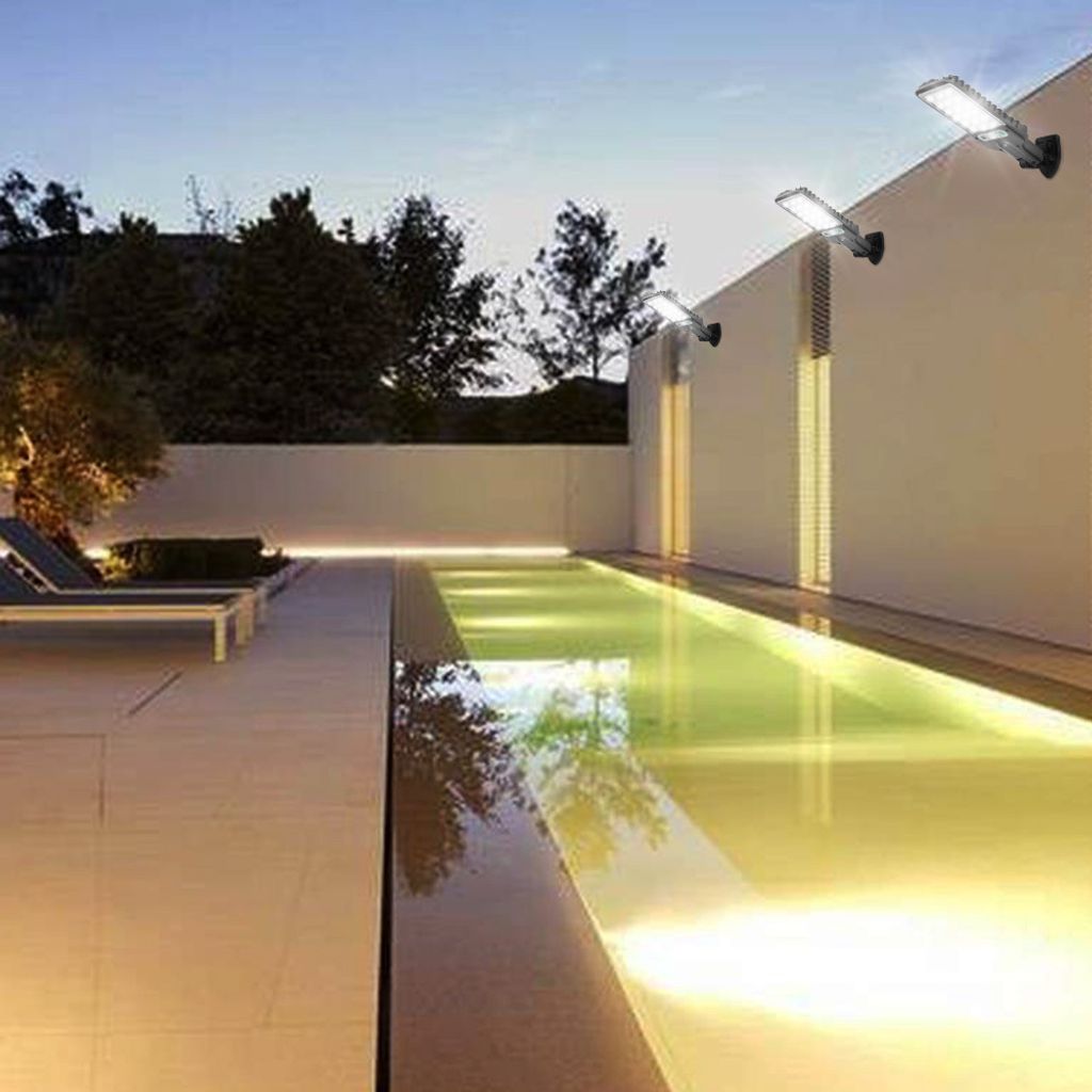 2 Stück Außen LED Solar Lampe Garten Straßenleuchte 3 Produktbild 8