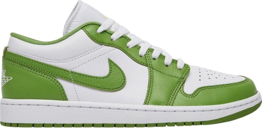 Nike Air Jordan 1 Low SE HF4823-100 Weiß/Chlorophyll-Lightening 44,5