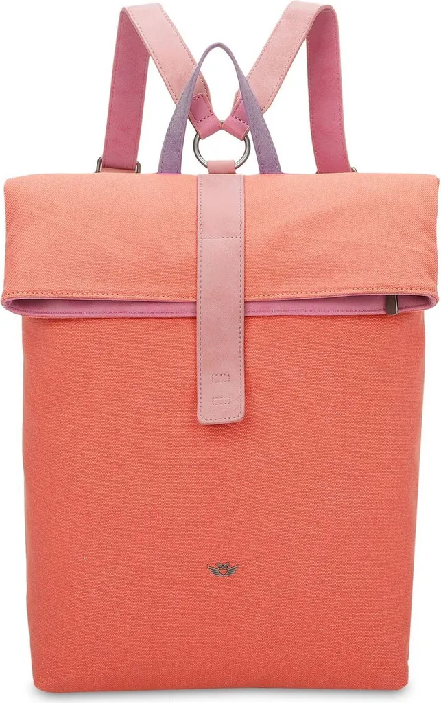 Zaino Fritzi aus Preußen Izzy03 Canvas Fruity Arancione | Vegan & Chic
