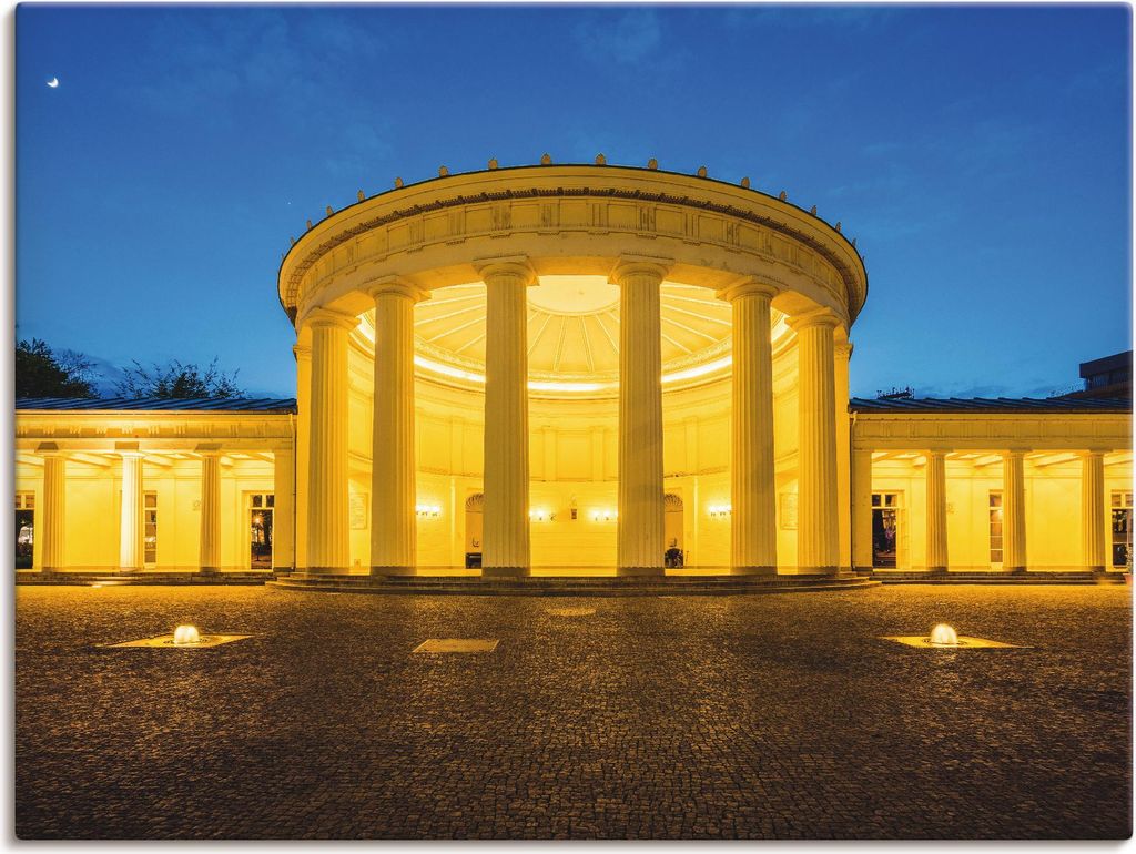 ARTland Leinwandbild Elisenbrunnen Aachen Größe: 60x45 cm