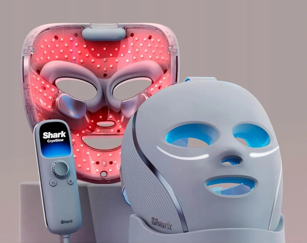 Masque de Luminothérapie LED Shark CryoGlow - Soin Visage Multi-Action - 15