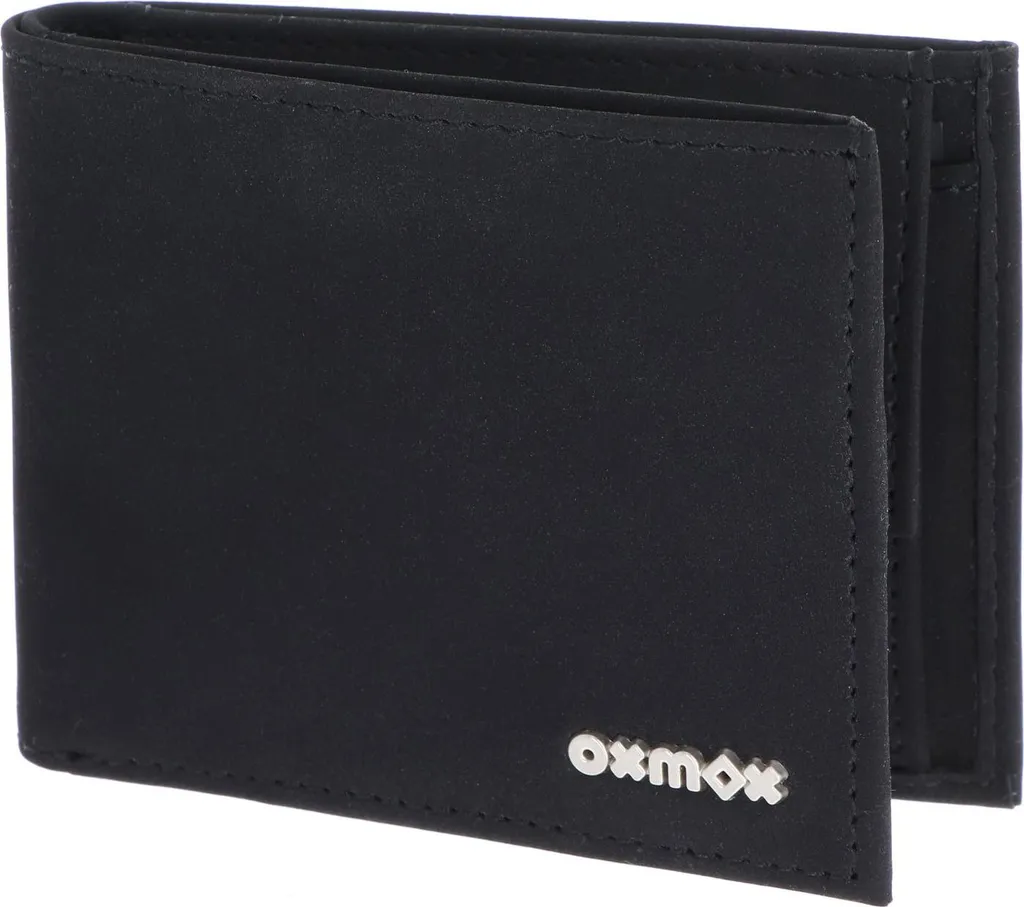 Oxmox Portafoglio New Cryptan RFID Protect Pocketbörse Nero 2.0