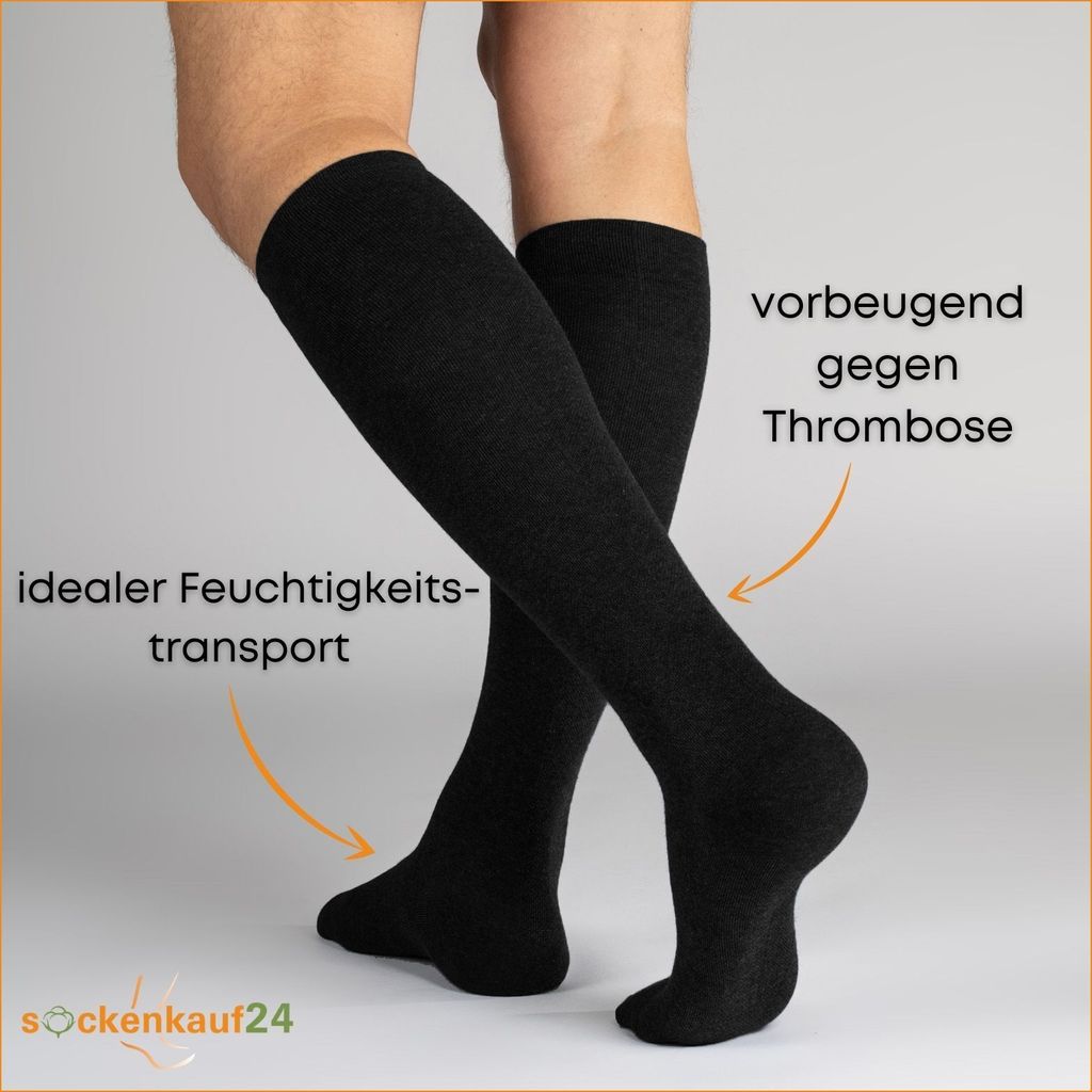 2 I 4 Paar Stützstrümpfe Reisestrümpfe Kompressionsstrümpfe Produktbild 3