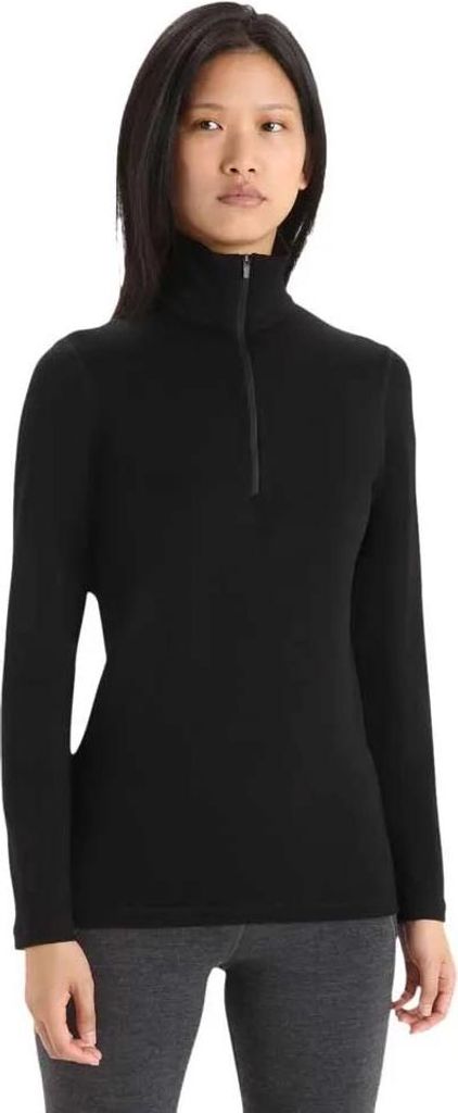 Icebreaker Merino 260 Tech Langarm-baselayer Schwarz L Damen Schwarz L