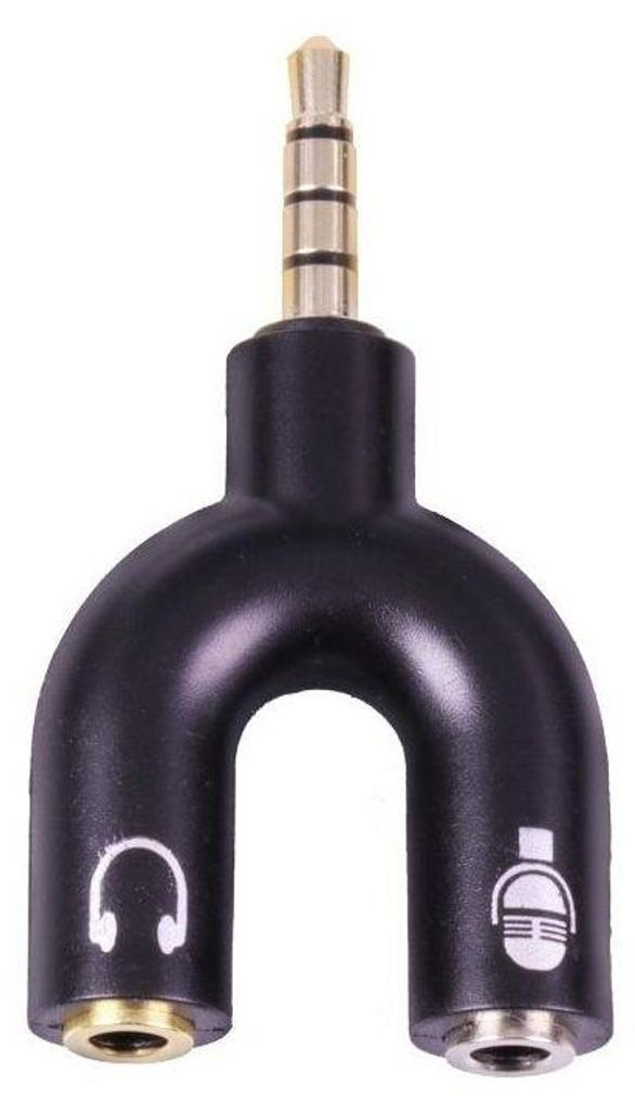 Splitter für Kopfhörer und Mikrofon - 3.5 mm