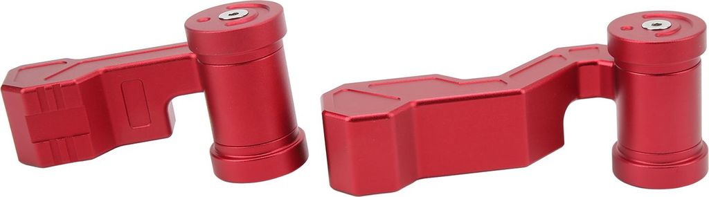 2 Sätze Schalthebelknopf-Abdeckungssatz Ersatz für Jeep Wrangler JK JKU 2011-2018 Rot