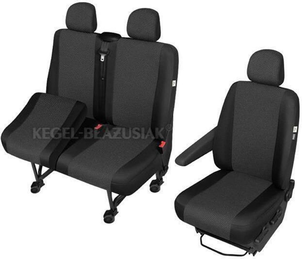 Opel Vivaro Sitzbezüge Sitzschoner 3 Sitzer Fahrersitzbezug Doppelbank ab BJ. 2014-