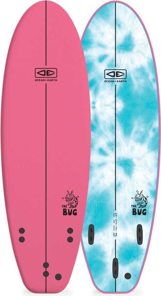 Ocean & Earth The Bug 6 ́0 ́ ́ Surfbrett Rosa Rosa One Size