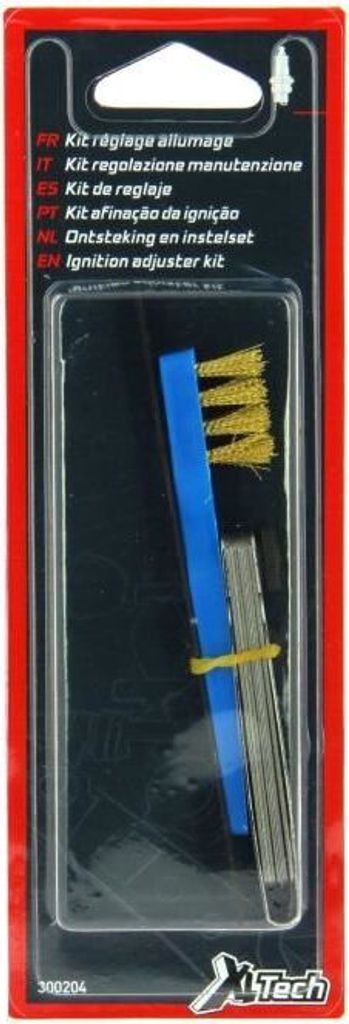 XLTECH Candle Kit: Pinsel / Limette / 10 Scheiben von 0,1 bis 0,9 mm