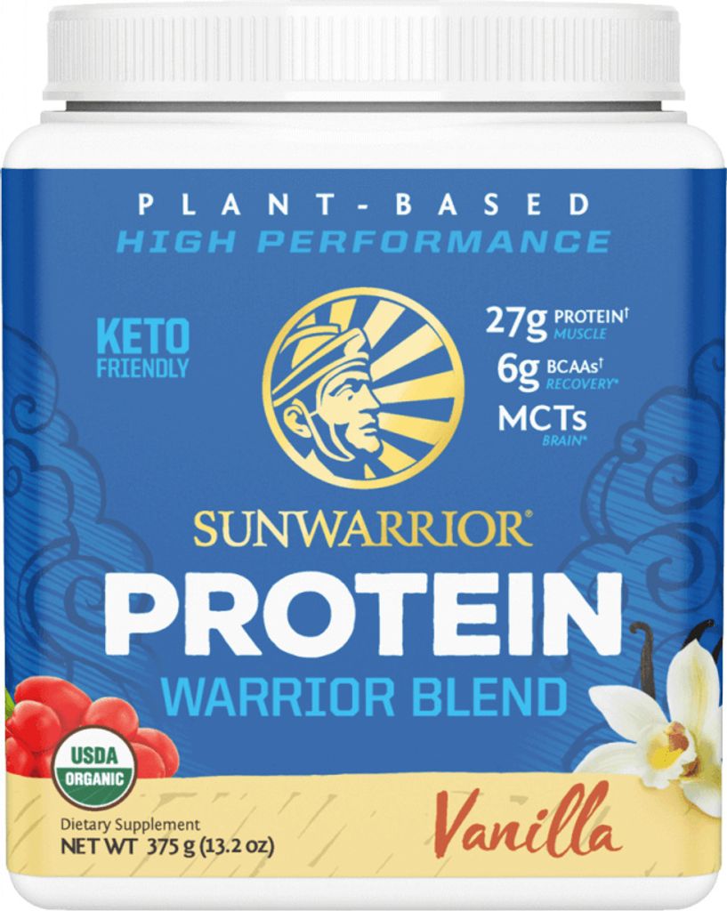 Sunwarrior Warrior Blend Organic (375g) Vanilla - Eiweiße - Veganes Eiweiß