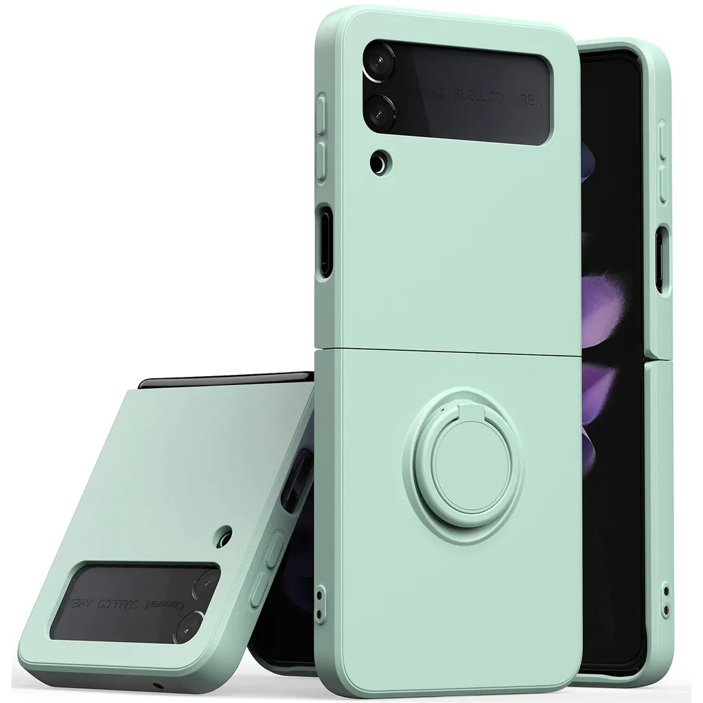 Cover Samsung Z Flip 3 Silicone Verde Chiaro: Sicura per tutta la Famiglia