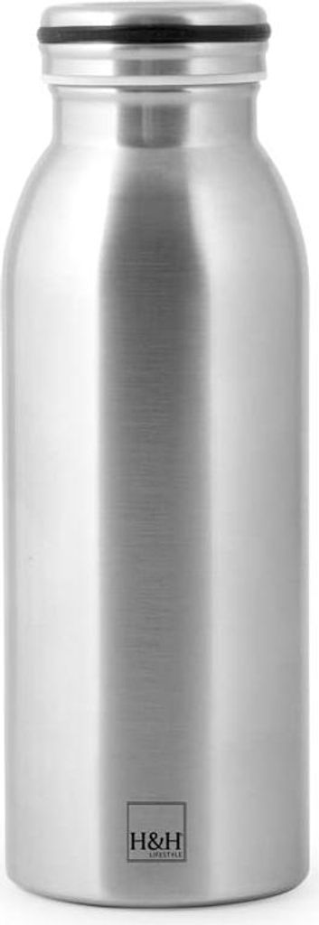 H&h 18/10 Edelstahl Thermosflasche, 0,45 lt