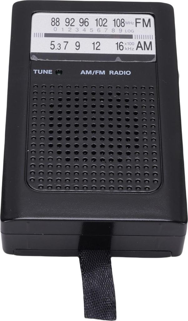 Tragbares AM FM Radio Analog Tuner Batteriebetriebenes Taschenradio mit Antenne Eingebauter Lautsprecher für Senior Walking Jogging