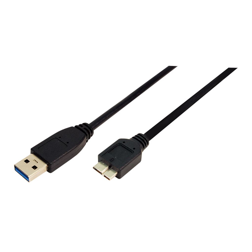 Logilink USB Kabel A -> micro B St/St  0.60m schwarz Image du produit 
