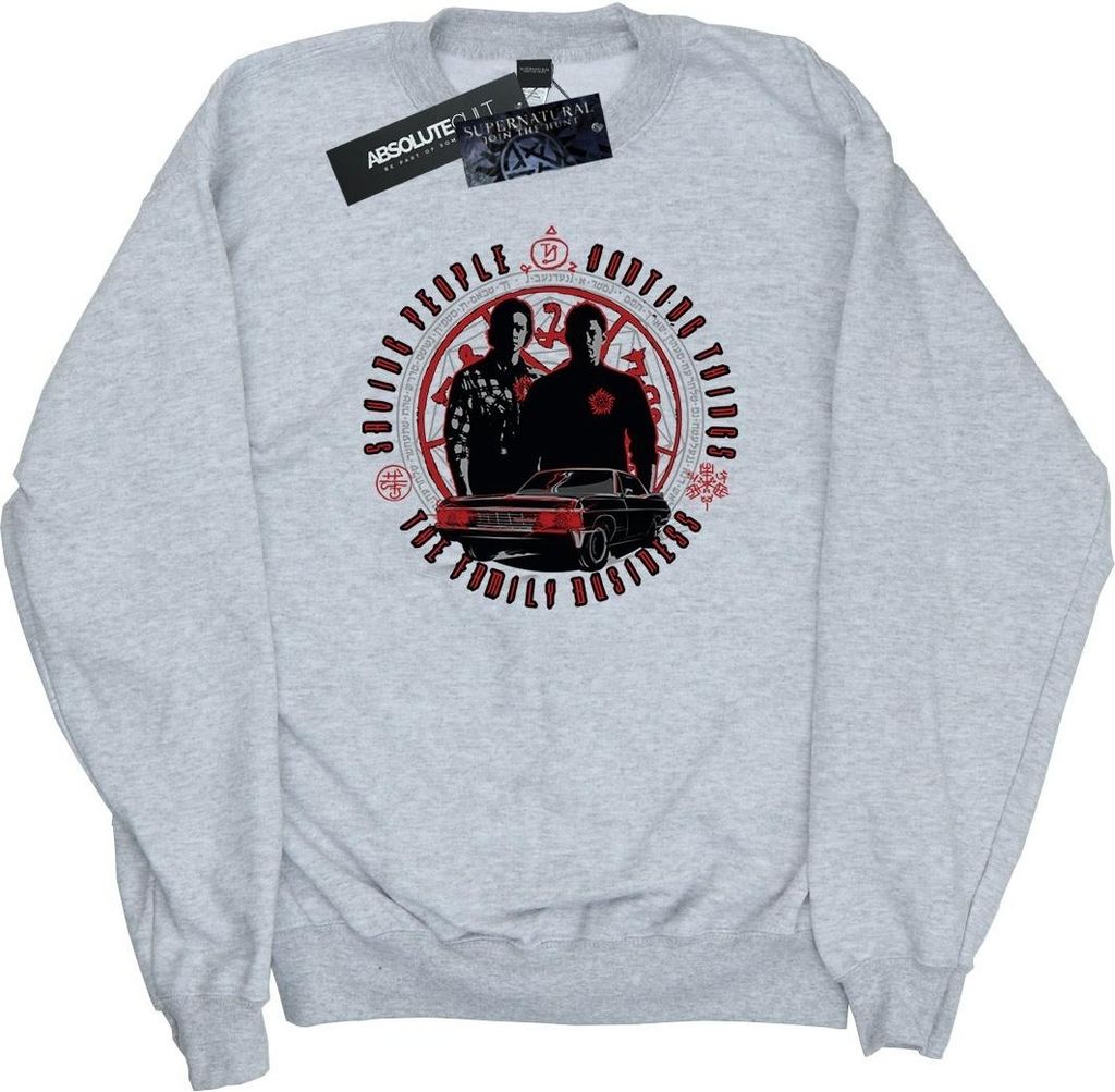 Supernatural - "Family Business" Sweatshirt für Herren BI45172 (M) (Grau)