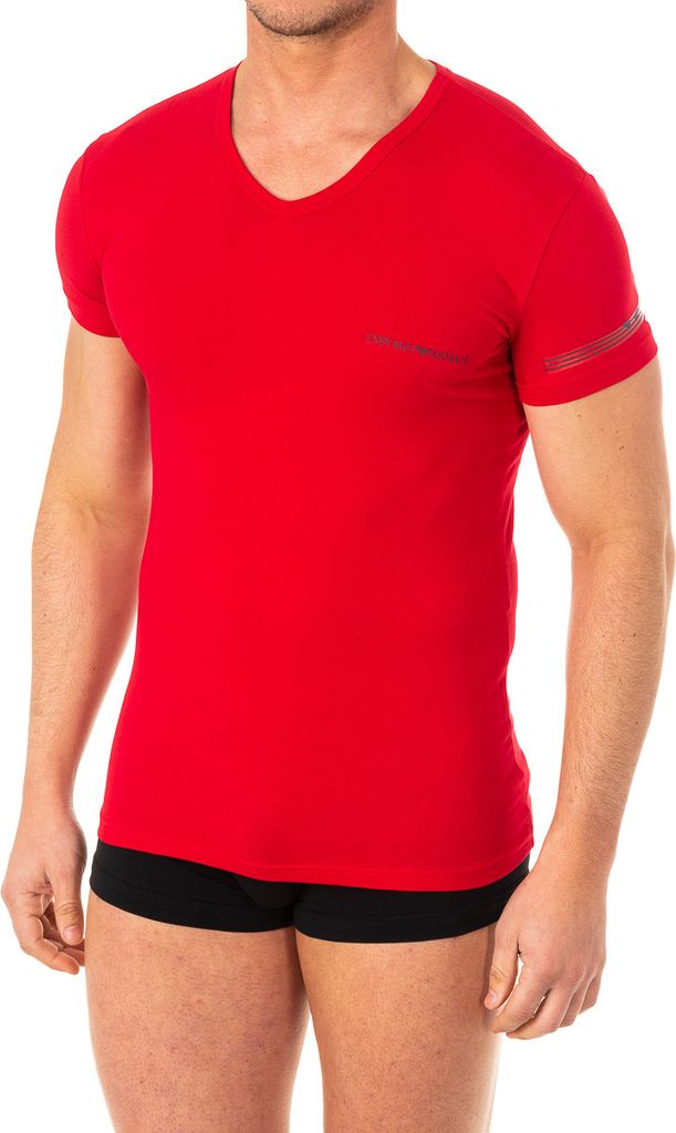 Emporio Armani Kurzarm-T-Shirt mit V-Ausschnitt 110810-8P723 Herren