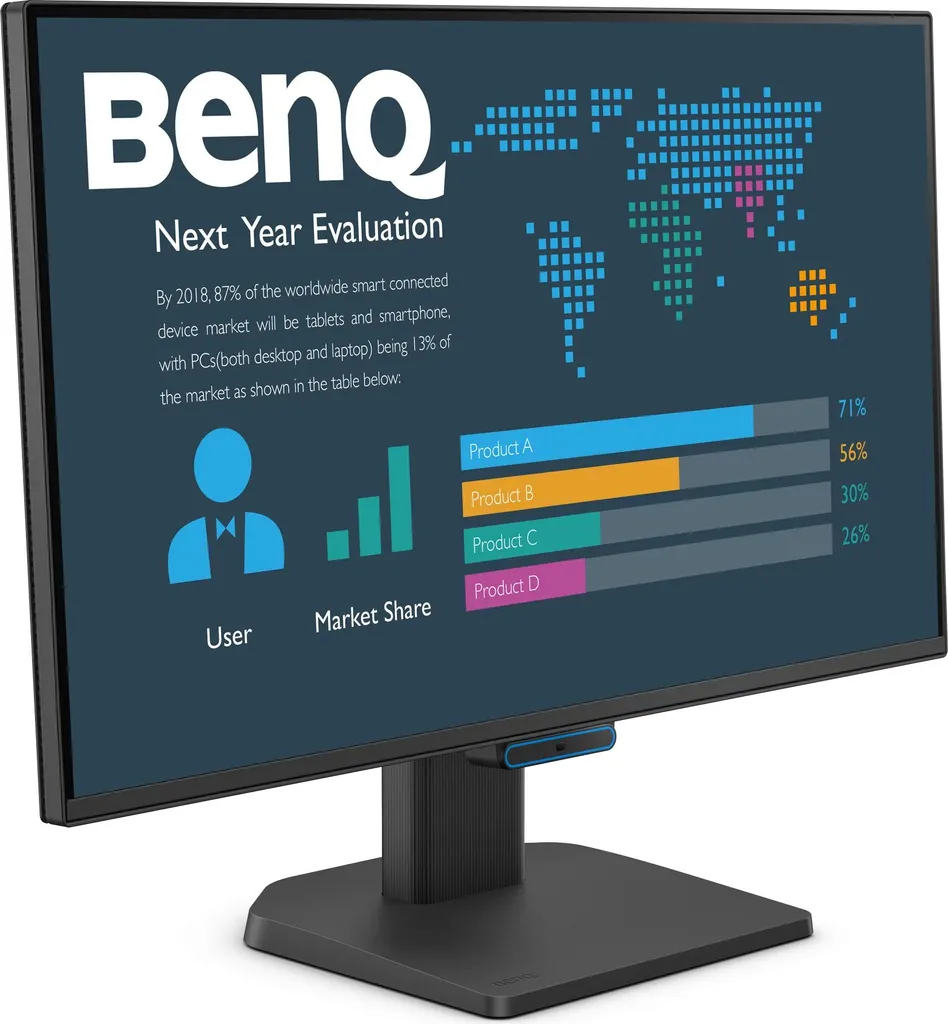 BenQ BL2490C Écran PC 23,8" FHD 144Hz 9H.LP5LB.QBE avec USB-C et HDMI