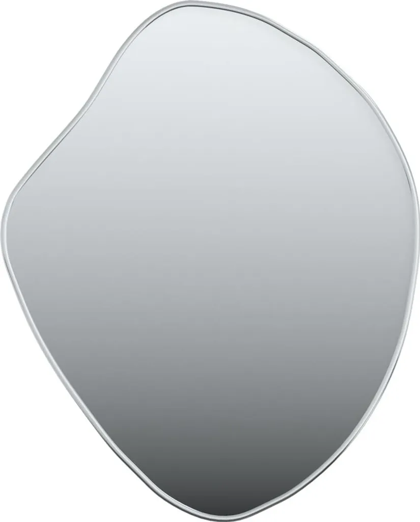 Specchio Rettangolare Argento 50x40 cm - Design Moderno e Minimalista