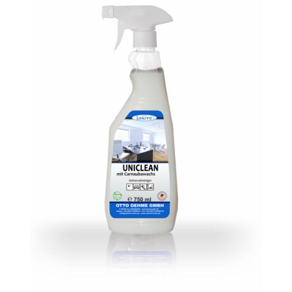 Lorito Uniclean mit Carnauba 750 ml Universalreiniger mit Abperleffekt
