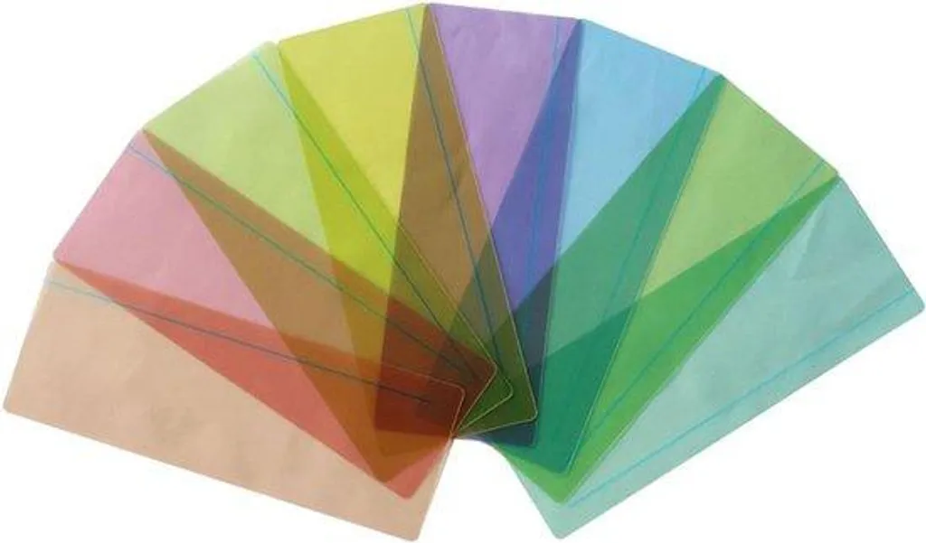 Lot de 8 Liseuses Colorées Anti-Reflet pour Troubles de l'Apprentissage