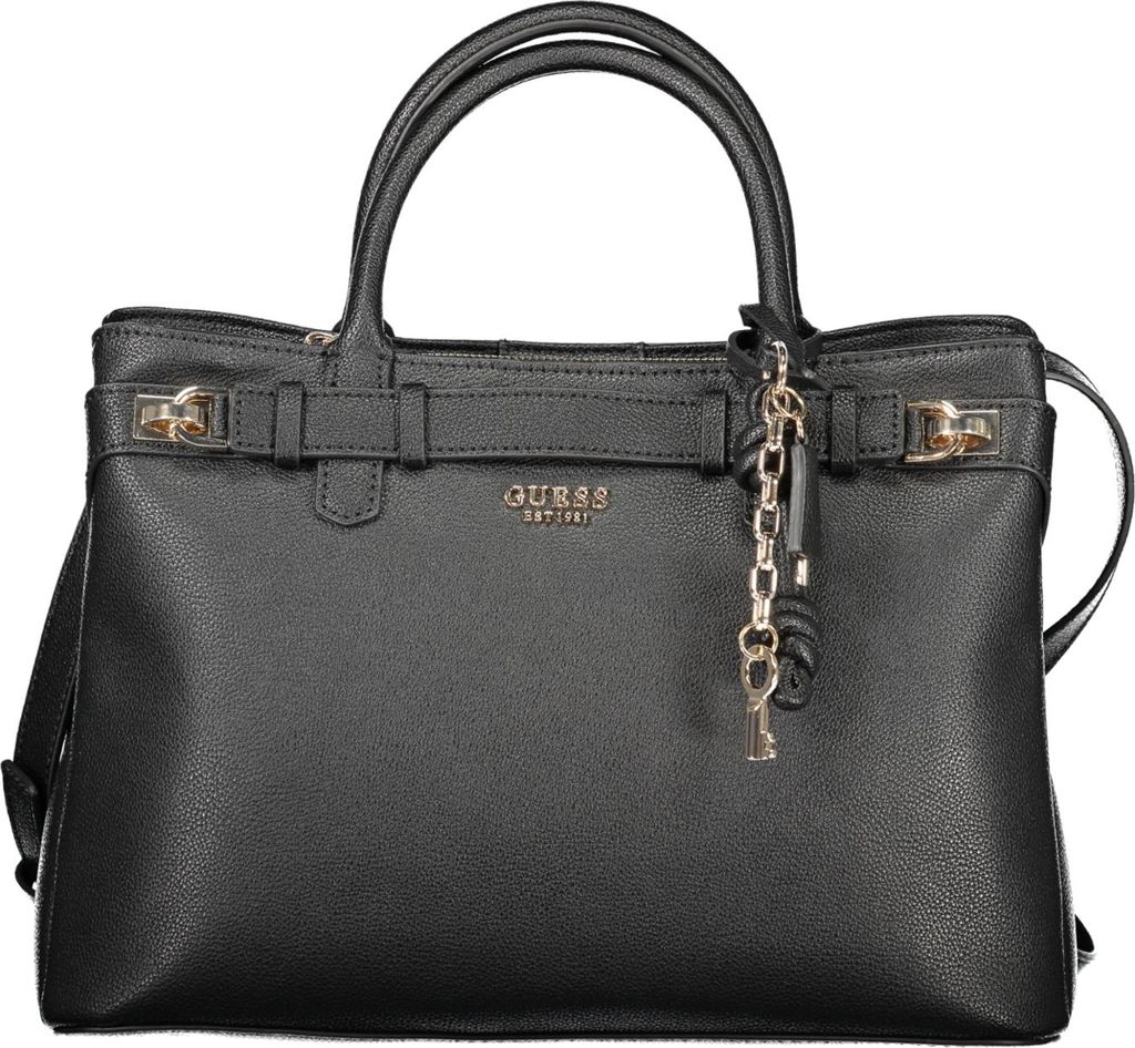 Elegante Schwarze Handtasche mit Vielseitigen Produktbild 