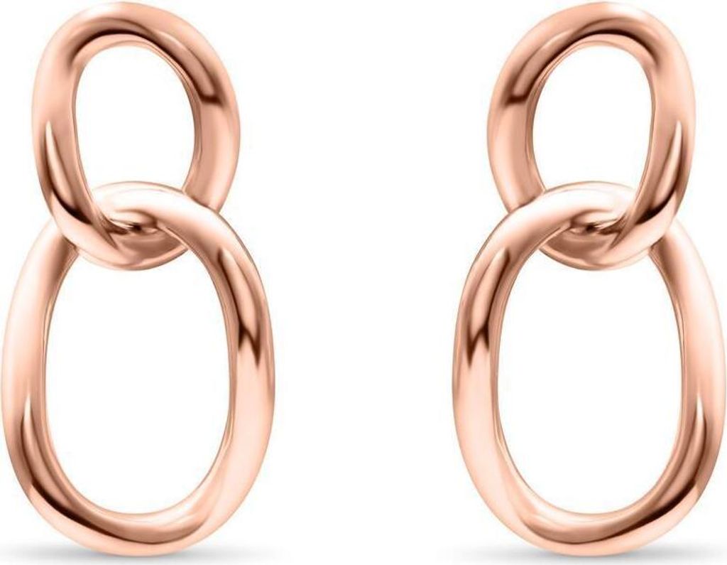 Damen Ohrstecker von JEWLIX aus 925er Silber (rosé)