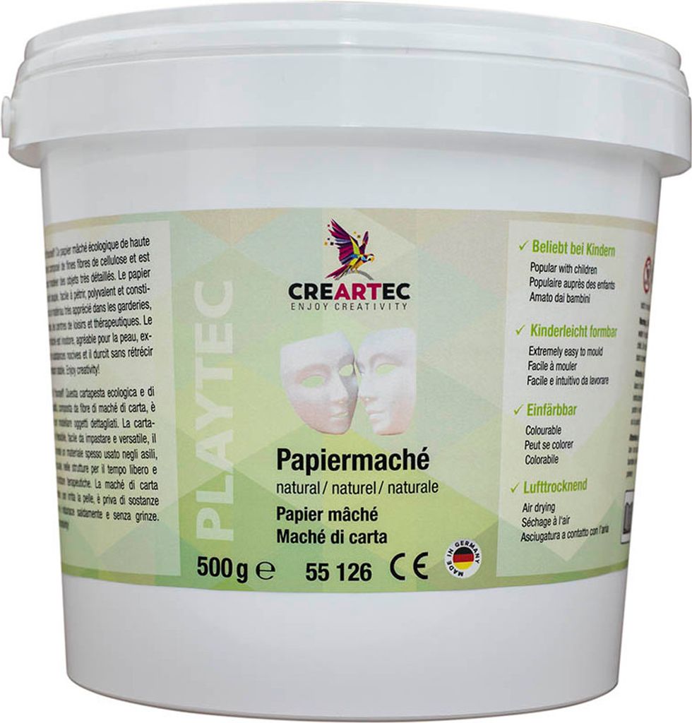 CREARTEC Pappmaché - für das Anfertigen dünnwandiger Produktbild 