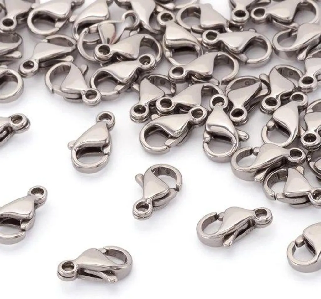 Fermoirs inoxydables hypoallergéniques pour des bijoux qui durent