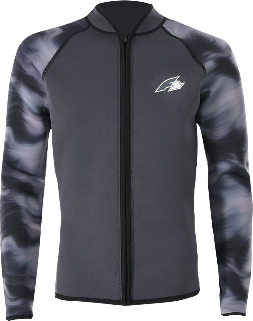 F2 Herren Neopren Oberteil Wave Jacket 2,5 mm XS Anthrazit 2024/25