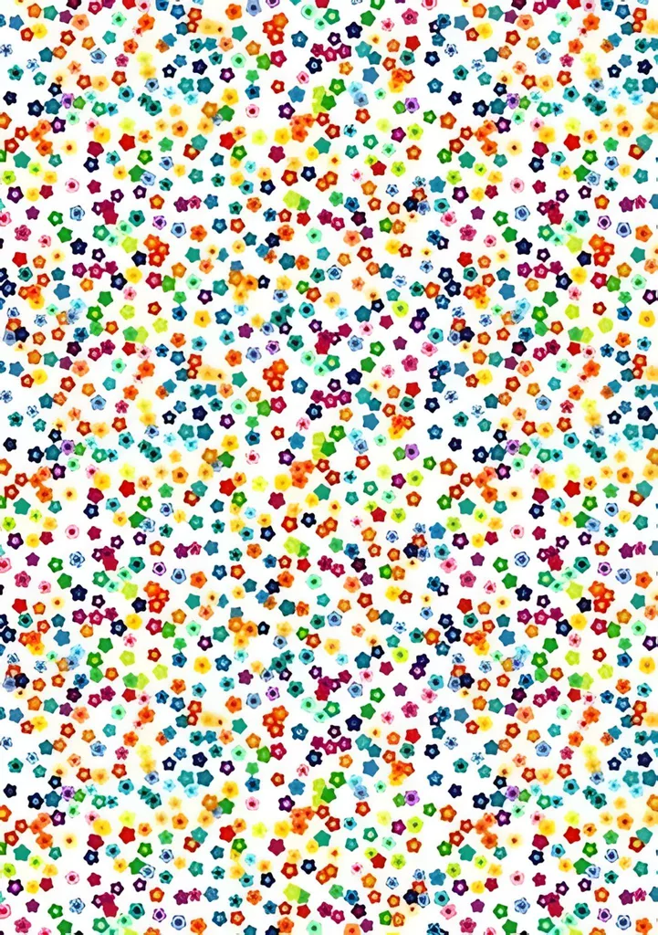 Carton Imprimé Fleurs 50x70 cm Multicolore Heyda à Haute Résistance 20477