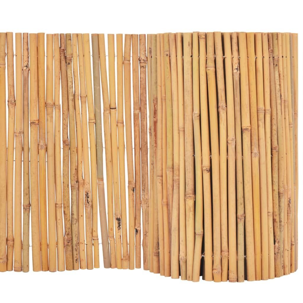 vidaXL Gartenzaun Bambus 500 x 30 cm