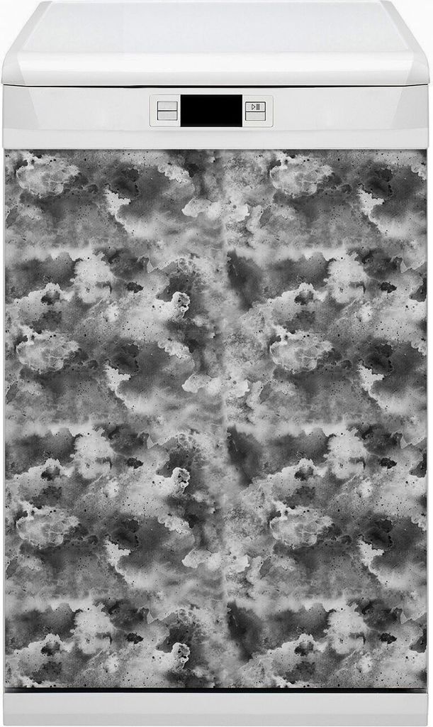 Magnet für Spülmaschine Abwaschbar 45x80 cm Magnet für Spülmaschine Magnetmatte Nachbildung - Dunkle Wolken