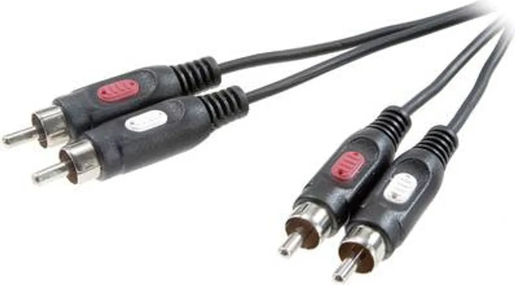 SpeaKa Professional Cavo RCA - 2x Cinch Maschio per Impianti Audio