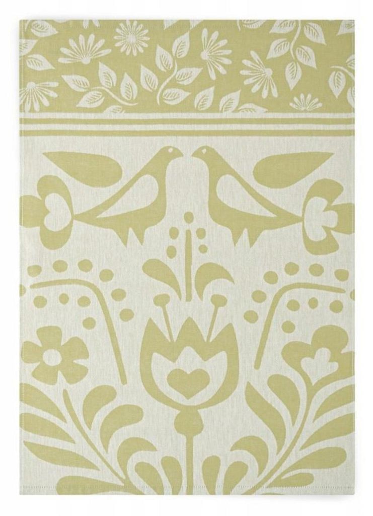 Küchentuch - Geschirrtücher - 100% Baumwolle - 200 g/m2 - 50x70 cm - Hochwertige Geschirrhandtücher - Grün - HÜHNER