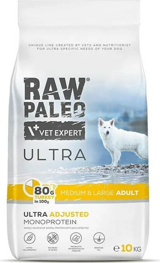 Raw Paleo Ultra Adult Medium&Large Turkey 10kg | Nutrizione Superfood