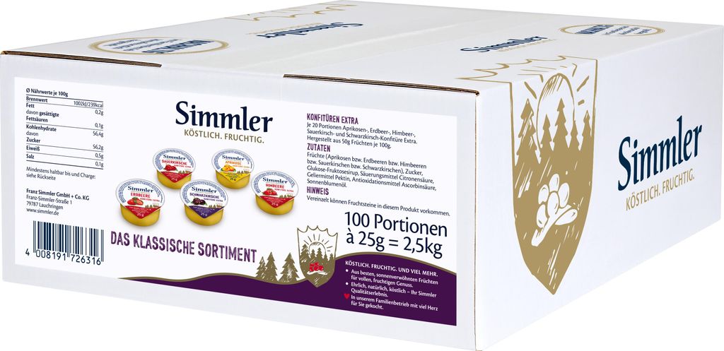 Simmler Das klassische Sortiment 100x25g