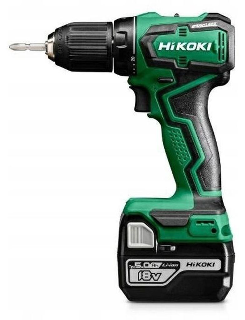 Wiertarko-wkrętarka akumulatorowa HiKOKI DS18DDWPZ 18V, Zdjęcie produktu 