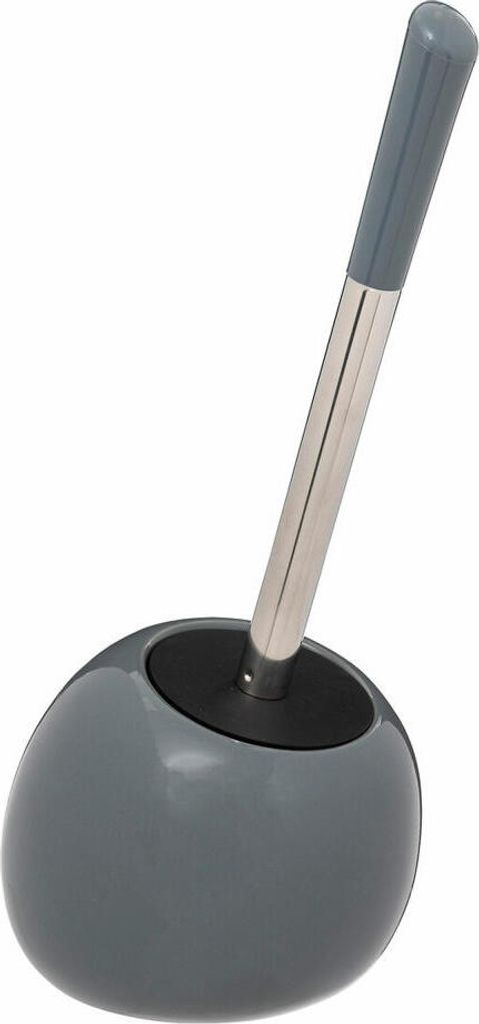 5five Simply Smart WC-Garnitur Colorama, Toilettenbürste, Keramik, Kunststoff, Grau, 116835