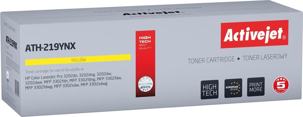 Activejet ATH-219YNX Toner for HP printer replacement 219X W2192X Supreme - Kompatibel - Tonereinheit