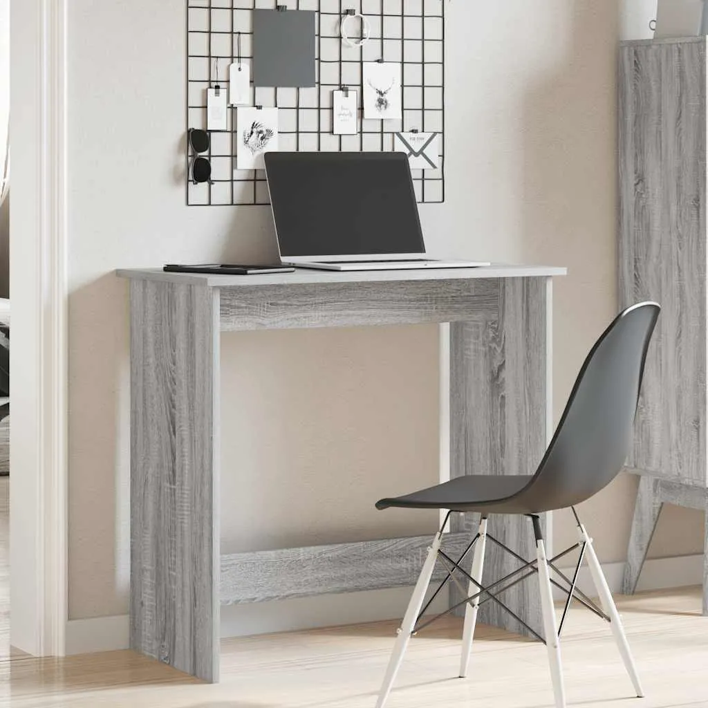 BEI CLORIS Büromöbel - Scrivania Grigio Sonoma 80x40x75 cm Materiale a base di legno - Scrivanie Nuovo3100995 1pacco - 3