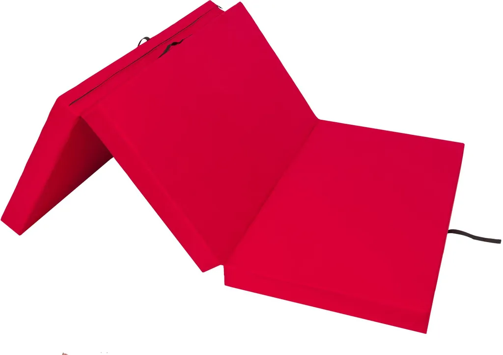 Matelas pliable HobbyGarden Alex 200x120x10 cm Rouge Oxford Robuste